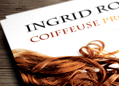 Logo and business cards for Ingrid Rodriguez