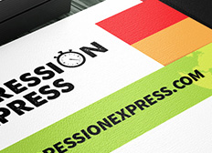 Logo and business cards for Impression Express